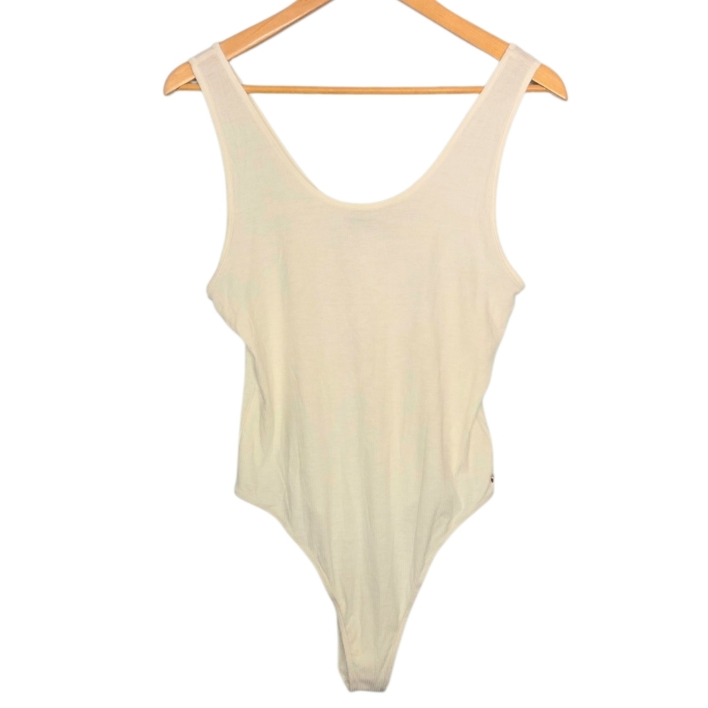 Anine Bing White Ginny Bodysuit Size M - Picture 5 of 10